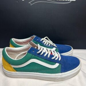 Vans Men’s Size 9 Yacht Club Suede Multicolored